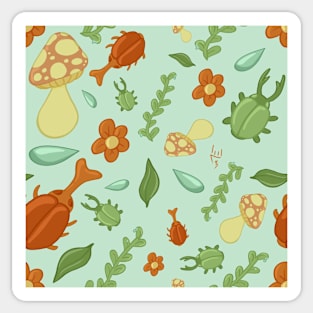 Bug buddies pattern Sticker